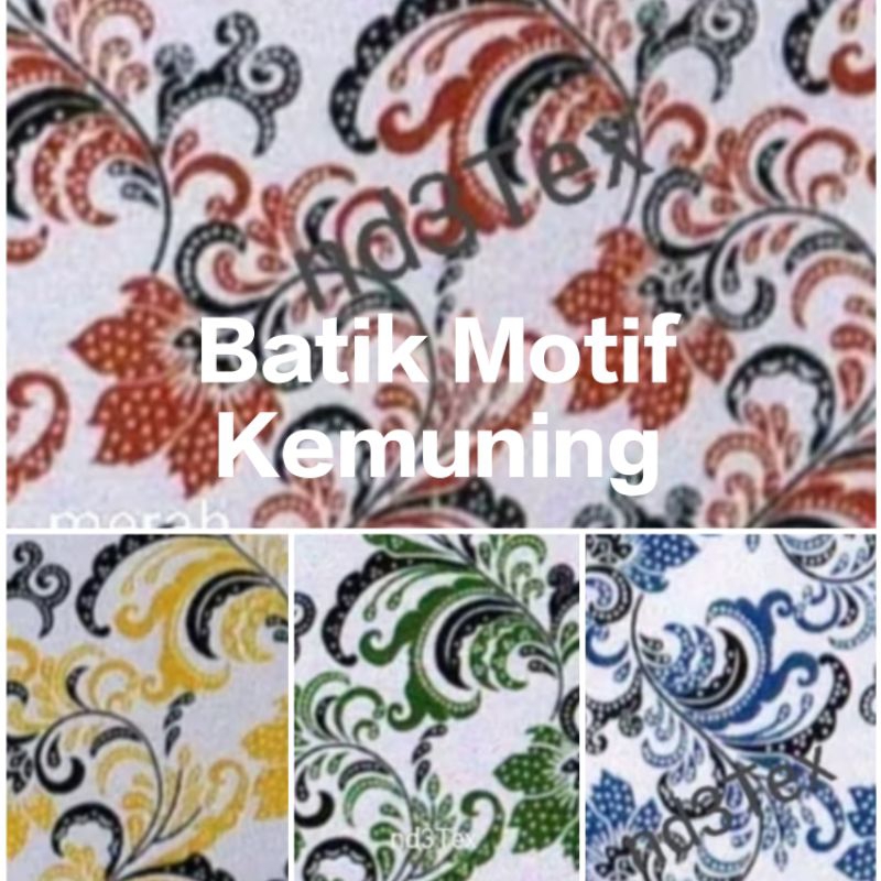Kain Batik Seragam Sekolah Motif Kemuning / Kain Batik Seragam Sekolah TK SD SMP SMA SLTA kode C365