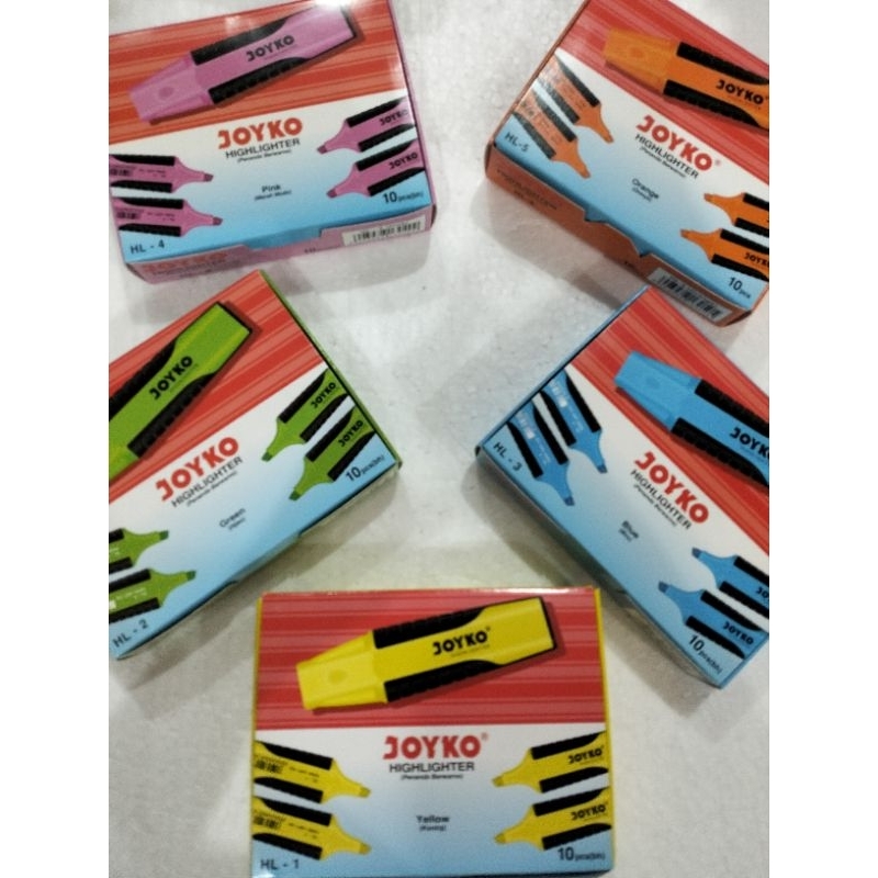 

STABILO HIGH LUGHTER KUNING MERK JOYKO ALAT TANDA ALAT GARIS