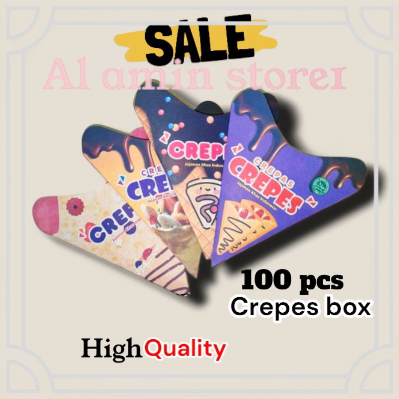 

Crepes box/kemasan krepes murah