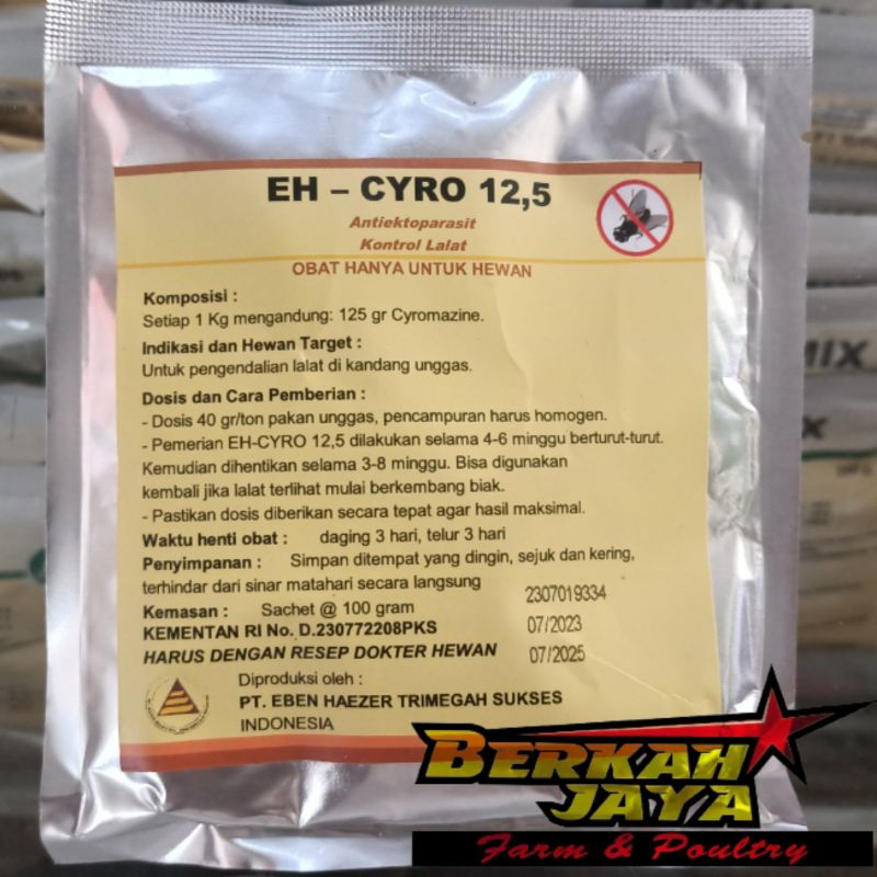 EH CYRO 12,5 Cyromazine obat Larva Lalat