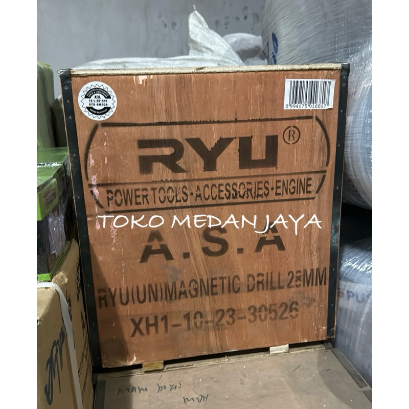 RYU MESIN MAGNETIC DRILL RYU RMD-28 MESIN BOR DRILL DUDUK BOBOK MAGNET 28 MM
