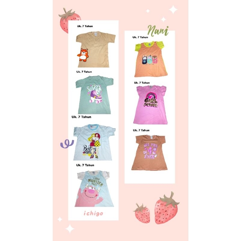 Baju Anak Perempuan Umur 7 TAHUN