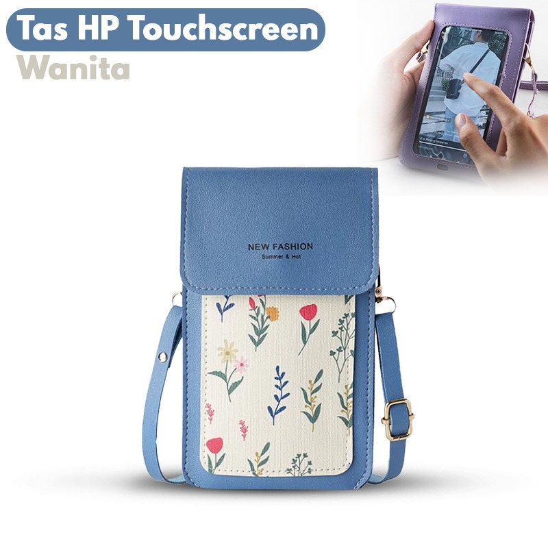 Tas Selempang Dompet HP Tas Wanita Simpel Tas Lucu Motif Polos Terbaru - BY 011