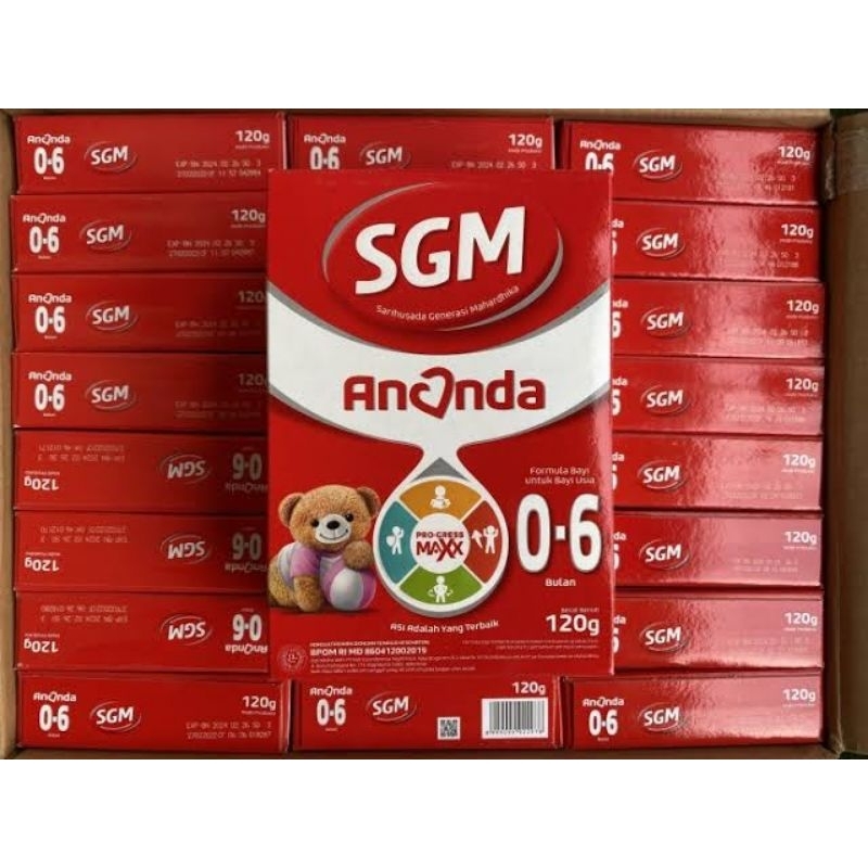 Sgm Ananda 0-6 bulan dan 6-12 bulan 120 gram Susu Formula bayi
