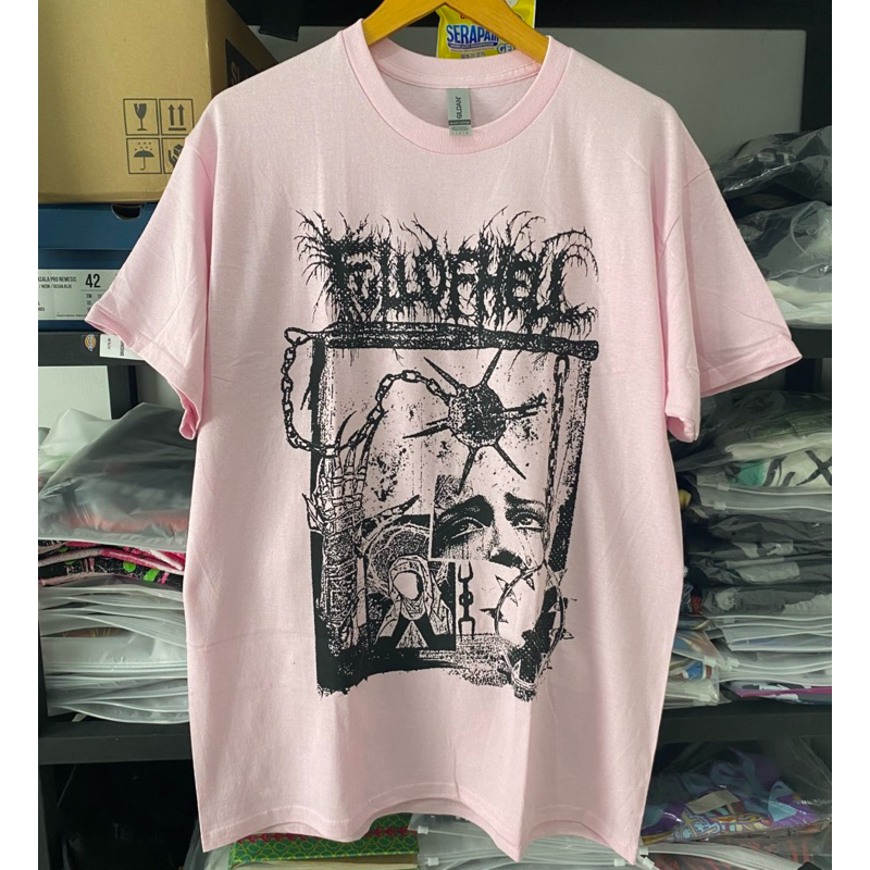 Kaos Tshirt Band FULL OF HELL “ Torture “ import original