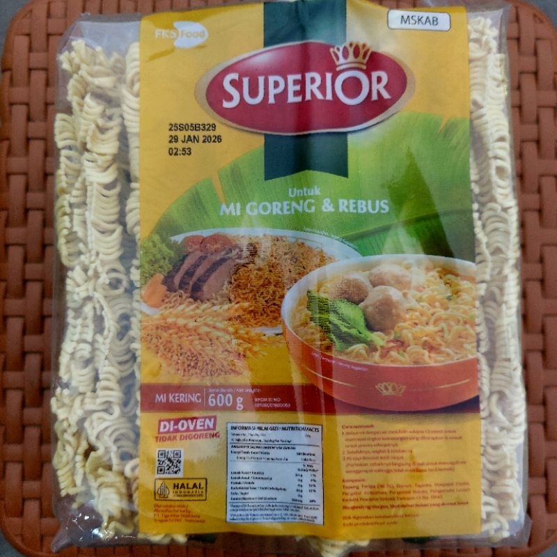 

SUPERIOR untuk MI GORENG & REBUS 600g