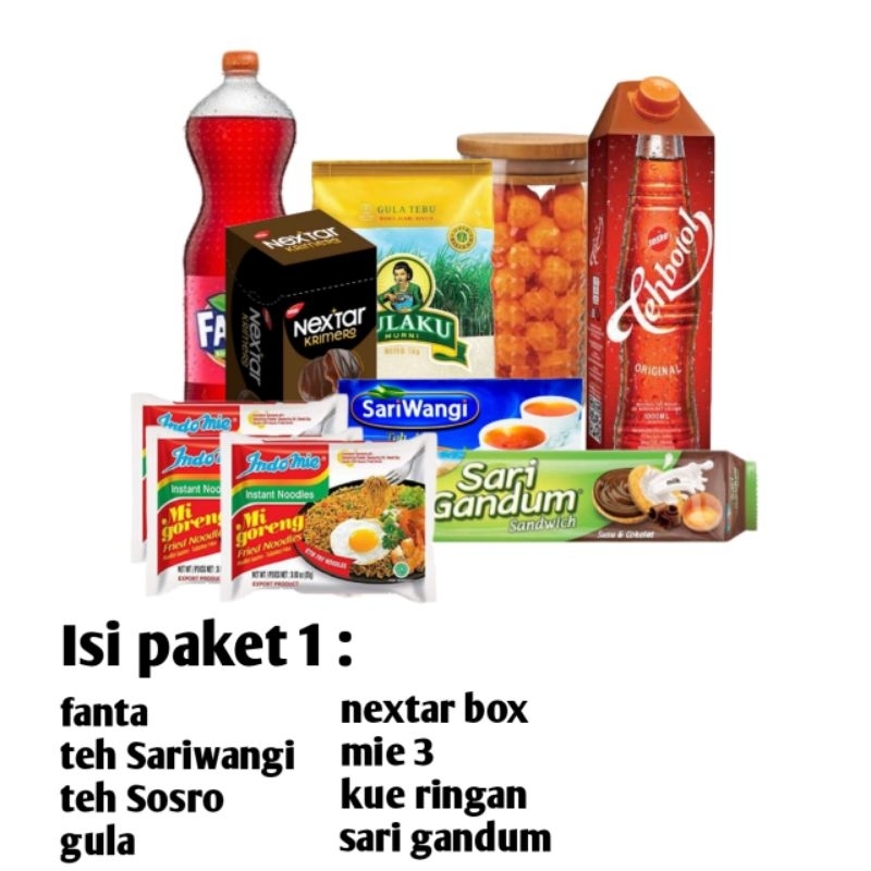 

Paket parcel sembako lebaran hampers 1,2,3dan4