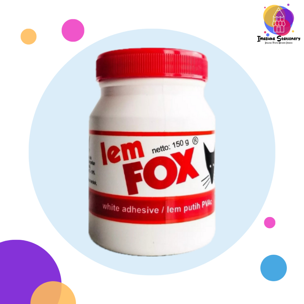 

Lem FOX Putih 150 gram / Lem PVAC / Lem Kayu / Lem Serbaguna