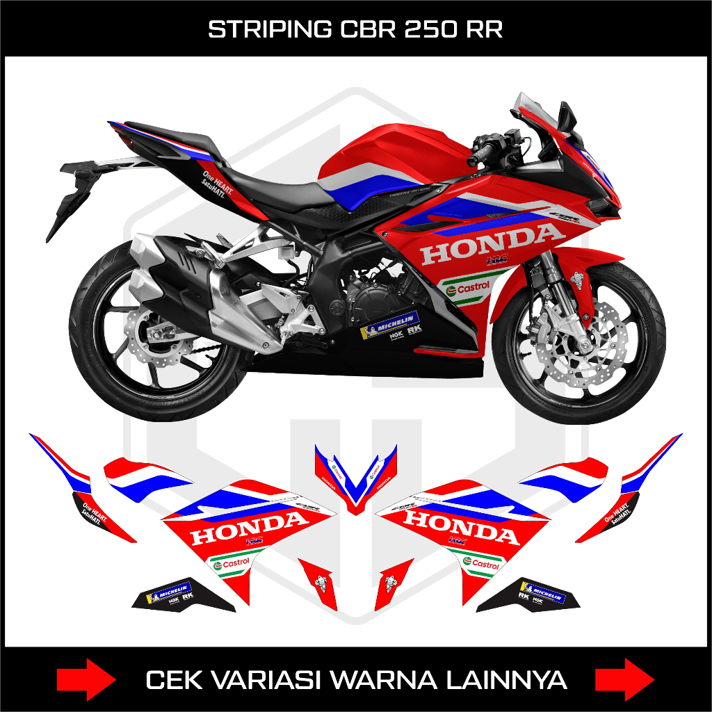STRIPING CBR 250RR OLD / DECAL STIKER HONDA CBR 250 RR 2020