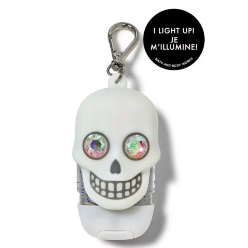 BBW Bath and Body Works - Pocketbac Holder Glow in The Dark / Hand Sanitizer Holder Case BBW Gantung