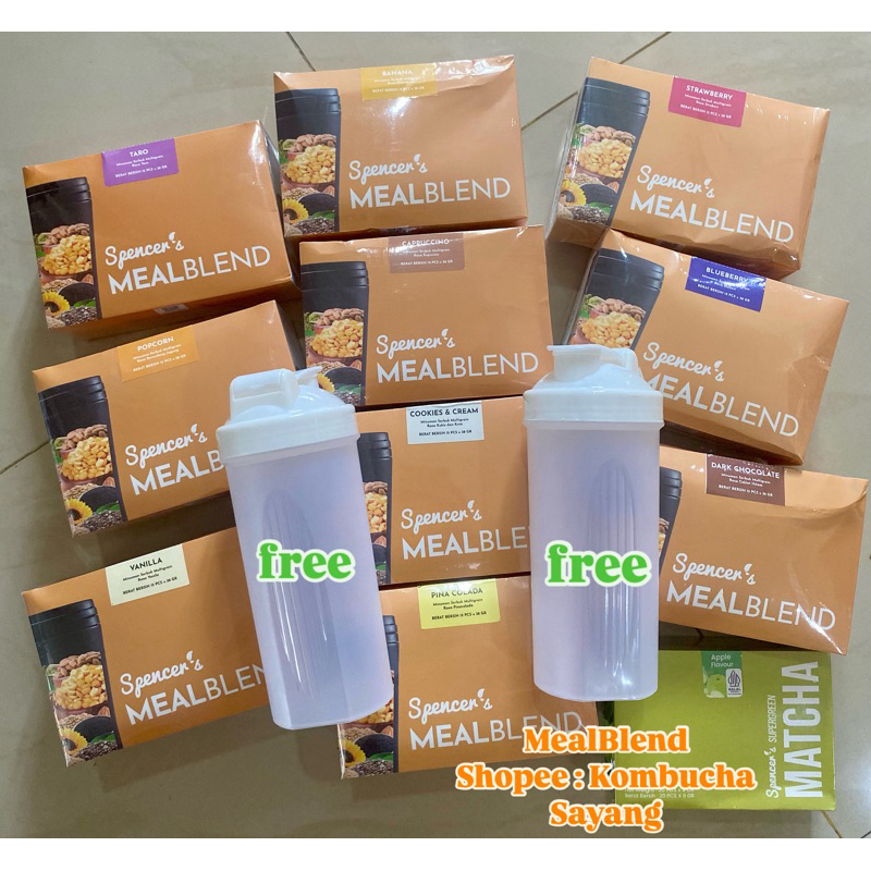 

Spencer's Mealblend - Complete Nutrition Meal Lengkapi Nutrisi Harian Alami / 1 Sachet / Diet Coaching / Garansi Kurus
