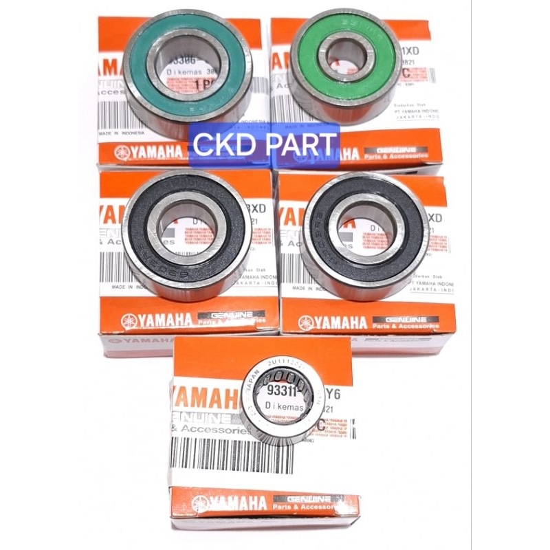 LAHAR BEARING GEAR BOX BELAKANG RASIO SET MIO SPORTY MIO SMELE MIO J SOUL GT 115 NOUVO XRIDE 115 1