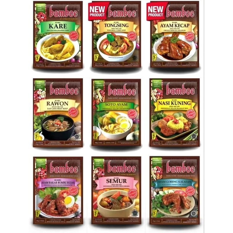 

Bumbu Bamboe bumbu dapur bumbu masakan aneka varian