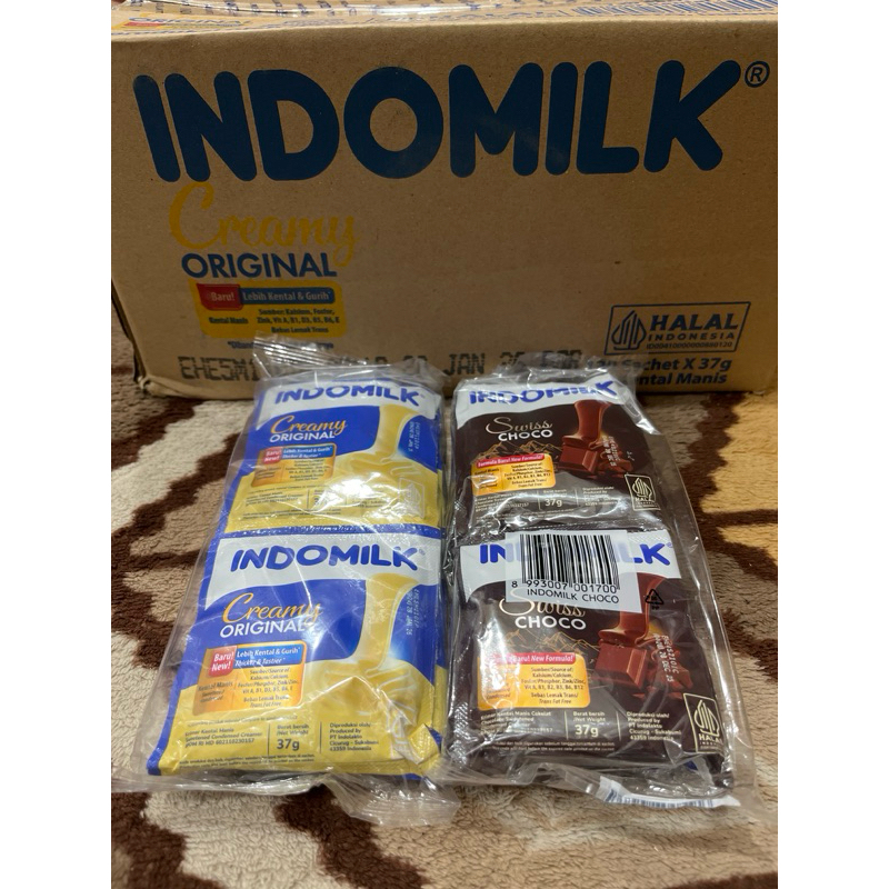 

susu indomilk saset renceng/pack