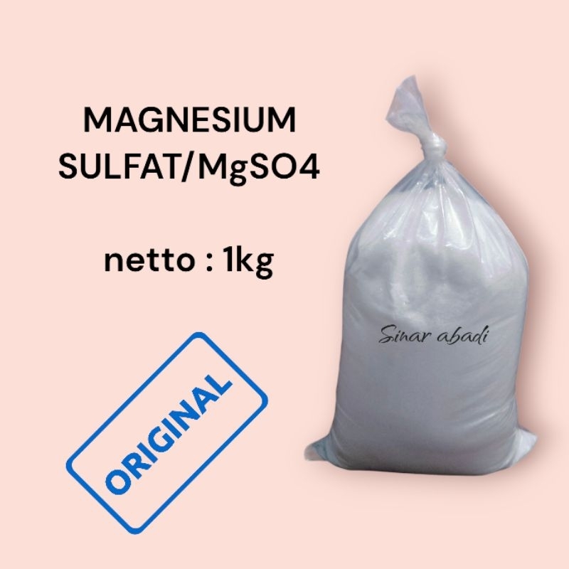 

MAGNESIUM SULFAT/MgSO4/GARAM INGGRIS @1kg