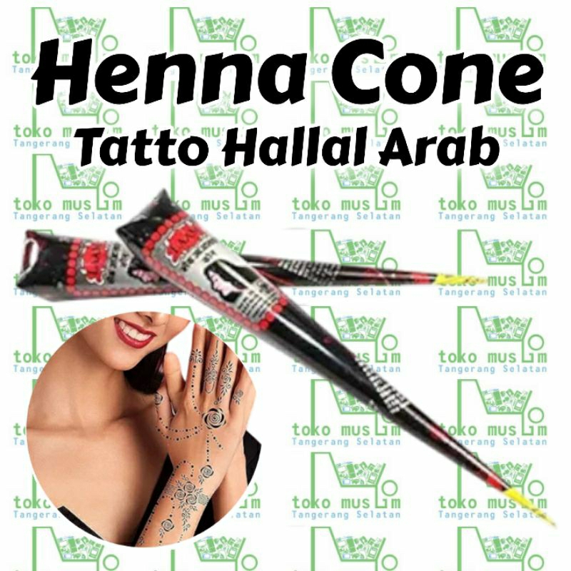 COD!! Henna Neha Cone Golecha size 25g Color Hitam & Marun - Hena Pasta Cone Tatto Tato Hallal Wanit