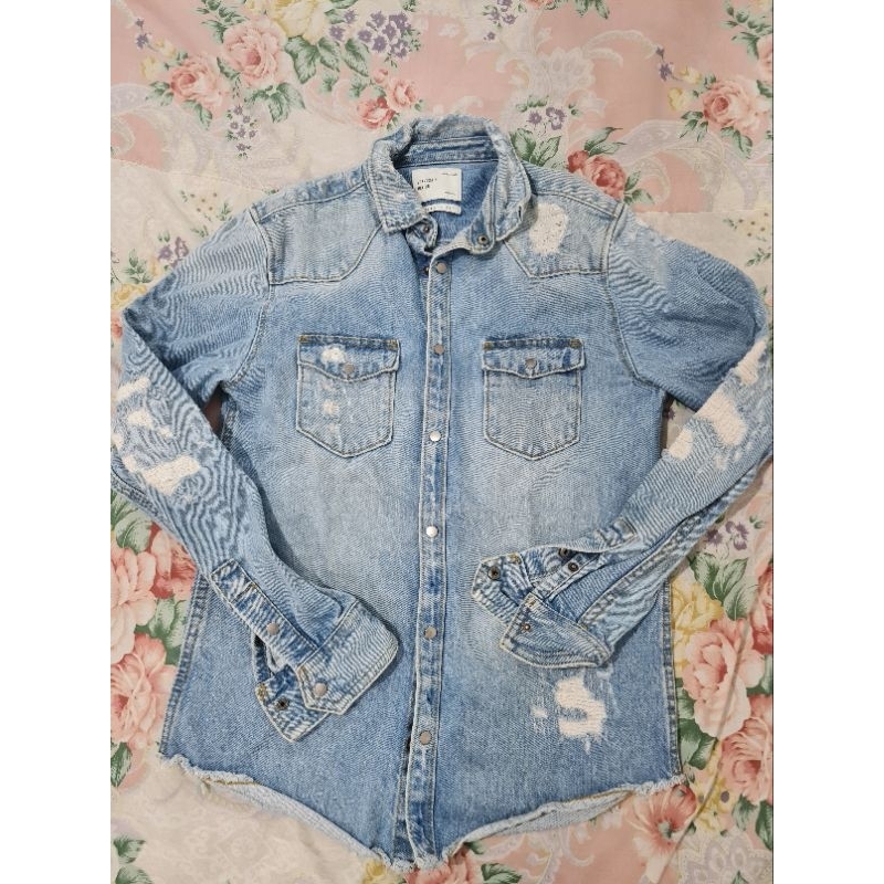 [BRANDED PRELOVED] ZARA Jaket Jeans Man