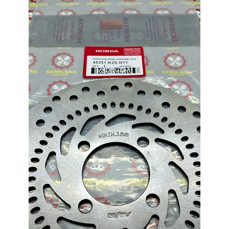 45351-K2S-N11 Piringan Cakram Disk Brake Depan Honda Vario K2S ABS