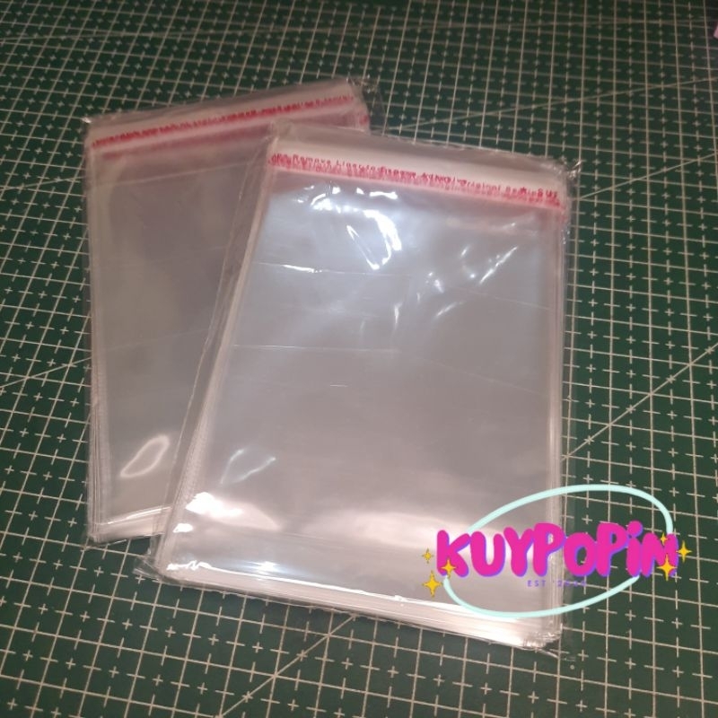 PLASTIK OPP SEAL 8X10 CM / PLASTIK PACKING/ PLASTIK PHOTOCARD