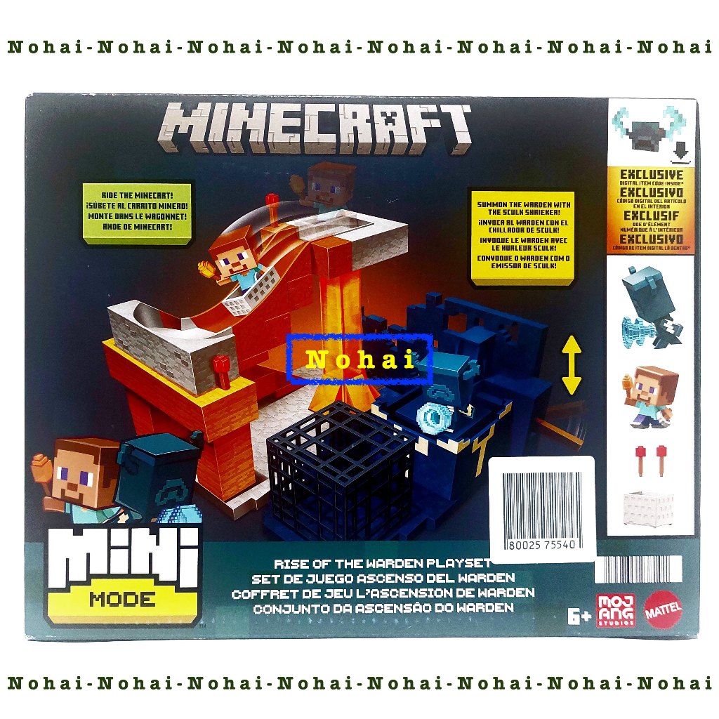 Mattel Minecraft Mini Mode Rise Of Warden Playset