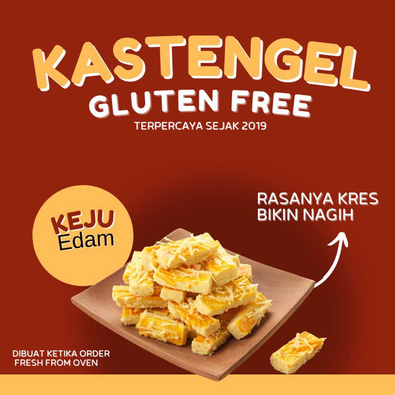 

READY STOCK KASTENGEL GLUTEN FREE COOKIES SEHAT / AMAN KELUAR KOTA