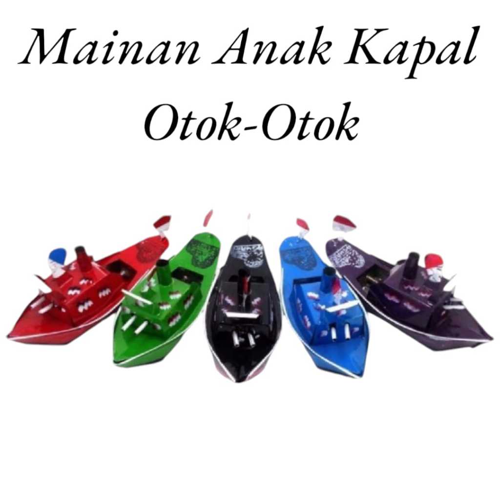 Mainan Tradisional Kapal Otok-Otok / Mainan Jadul Perahu Otok Otok