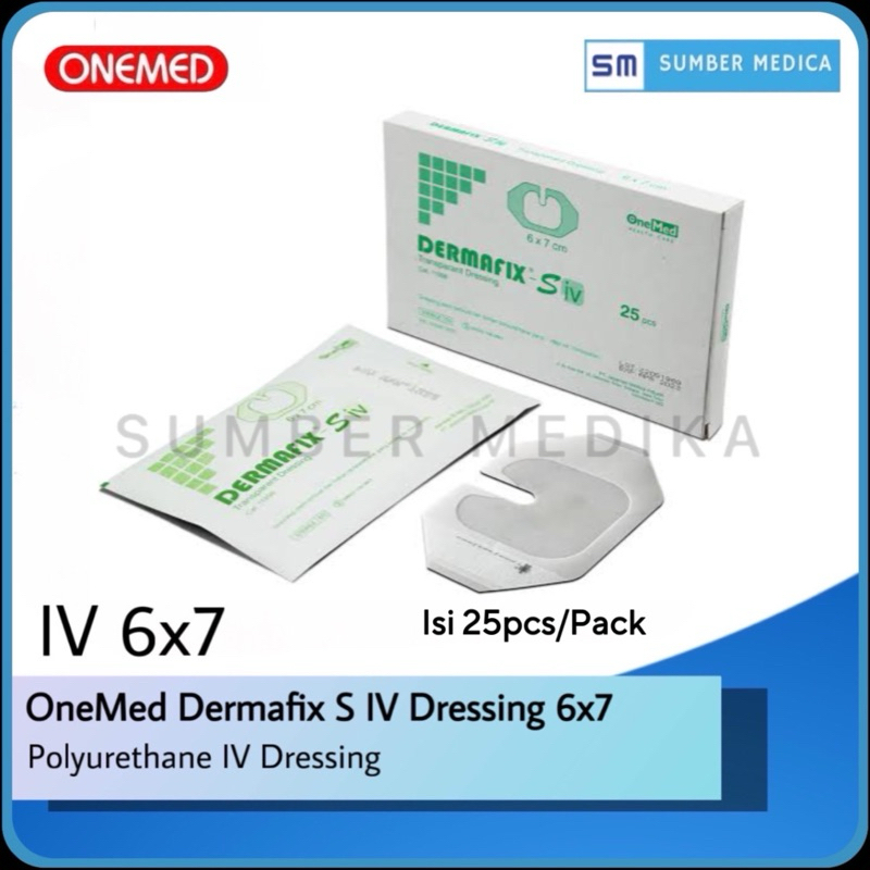 OneMed Dermafix S IV Dressing 6x7