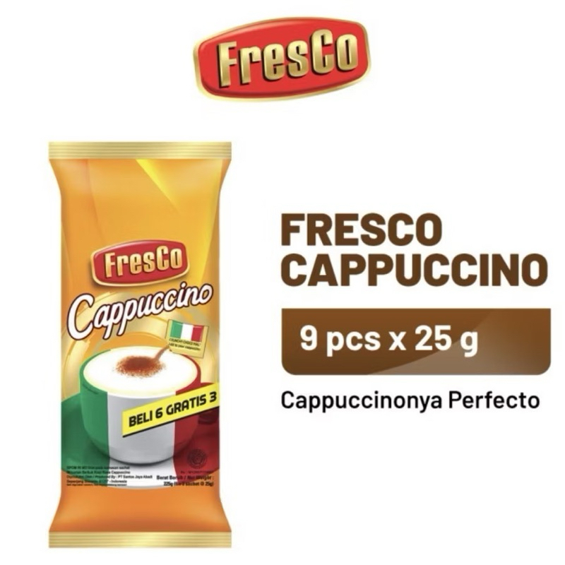 

Fresco Cappuccino kopi instan isi 9pcs