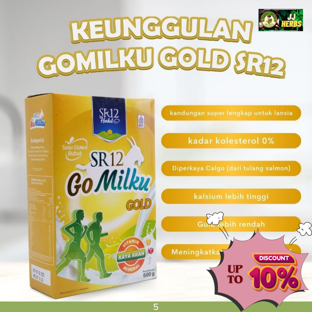 

Gomilku Gold SR12 Susu Kambing Etawa Rendah Lemak Tinggi Kalsium Premium