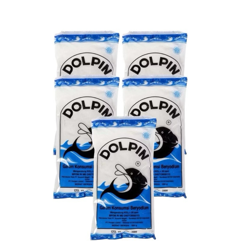 

1DUS DOLPHIN GARAM 250g 500g ( isi 48 & 24 pck )