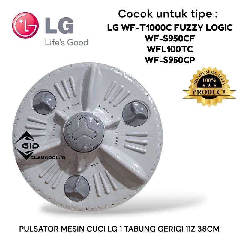 PULSATOR MESIN CUCI LG 1 TABUNG WF-S950C WF-L100TC WF-T1000CF FUZZY LOGIC  38cm Gerigi 11 quality