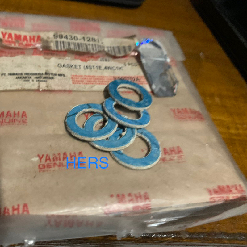 Paking Gasket Baut Tap Oli Mesin Yamaha 125Z 125ZR Tiara F1ZR F1Z Force 1 Jupiter Sigma original YAM
