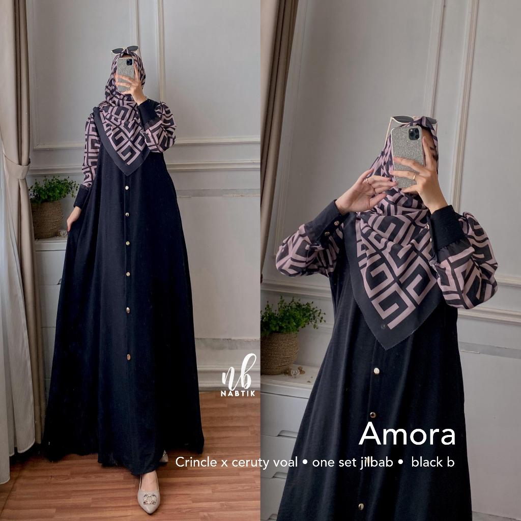 Amora Dress Set Hijab By Nabtik