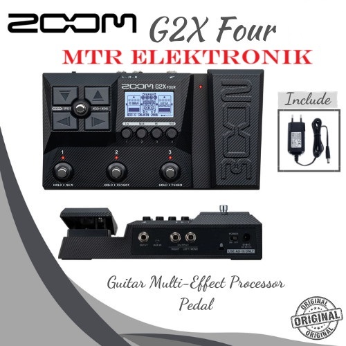 Efek Gitar Zoom G2X FOUR Multi Efek Original