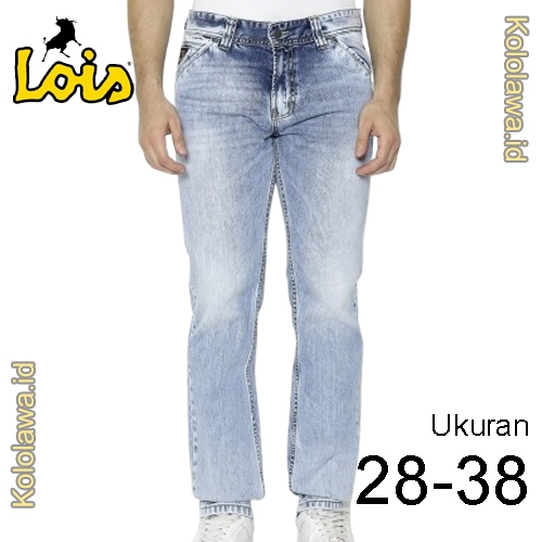 Lois Original Celana Jeans Panjang Pria Slim Fit Celana Jeans Lois Terbaru