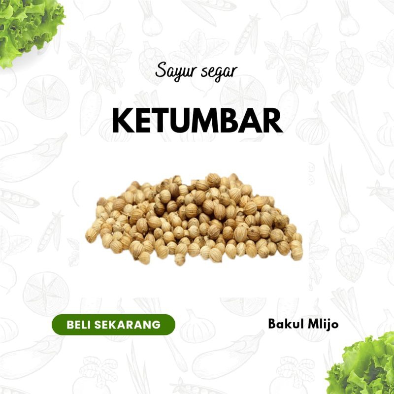 

KETUMBAR BUBUK UTUH 1 BUNGKUS / SAYUR SEGAR SIDOARJO / BAKUL MLIJO SIDOARJO