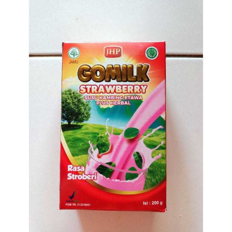 

GOMILK susu kambing etawa plus herbal daun kelor untuk sendi dan tulang