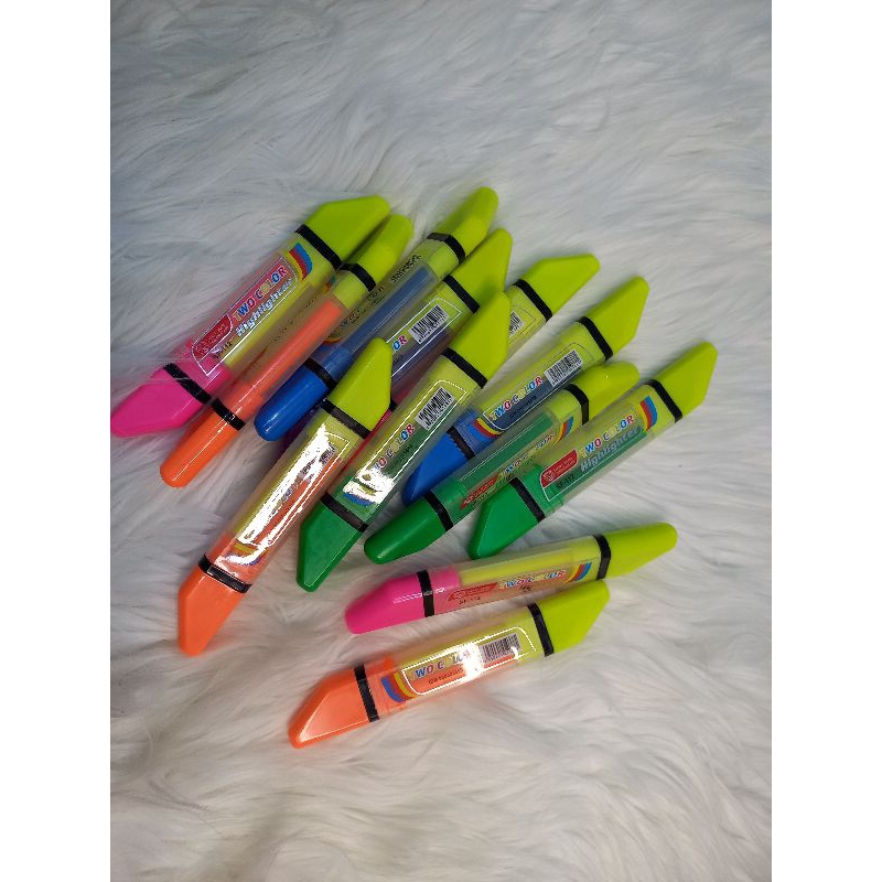 

Stabilo / two color highlighter / paper copy fax