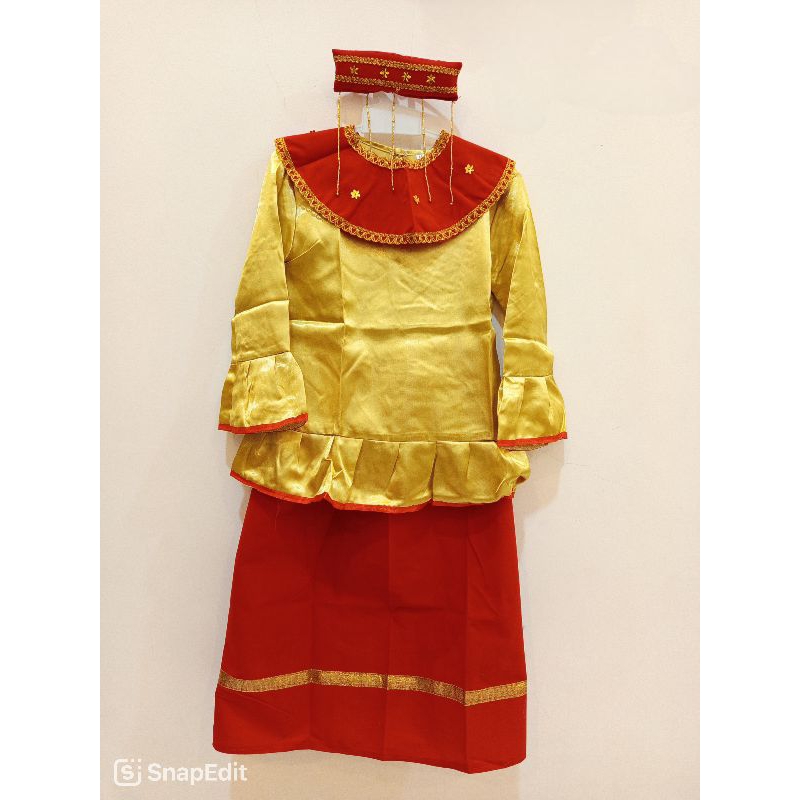 Baju Adat Betawi Cadar Anak TK SD Set Lengkap