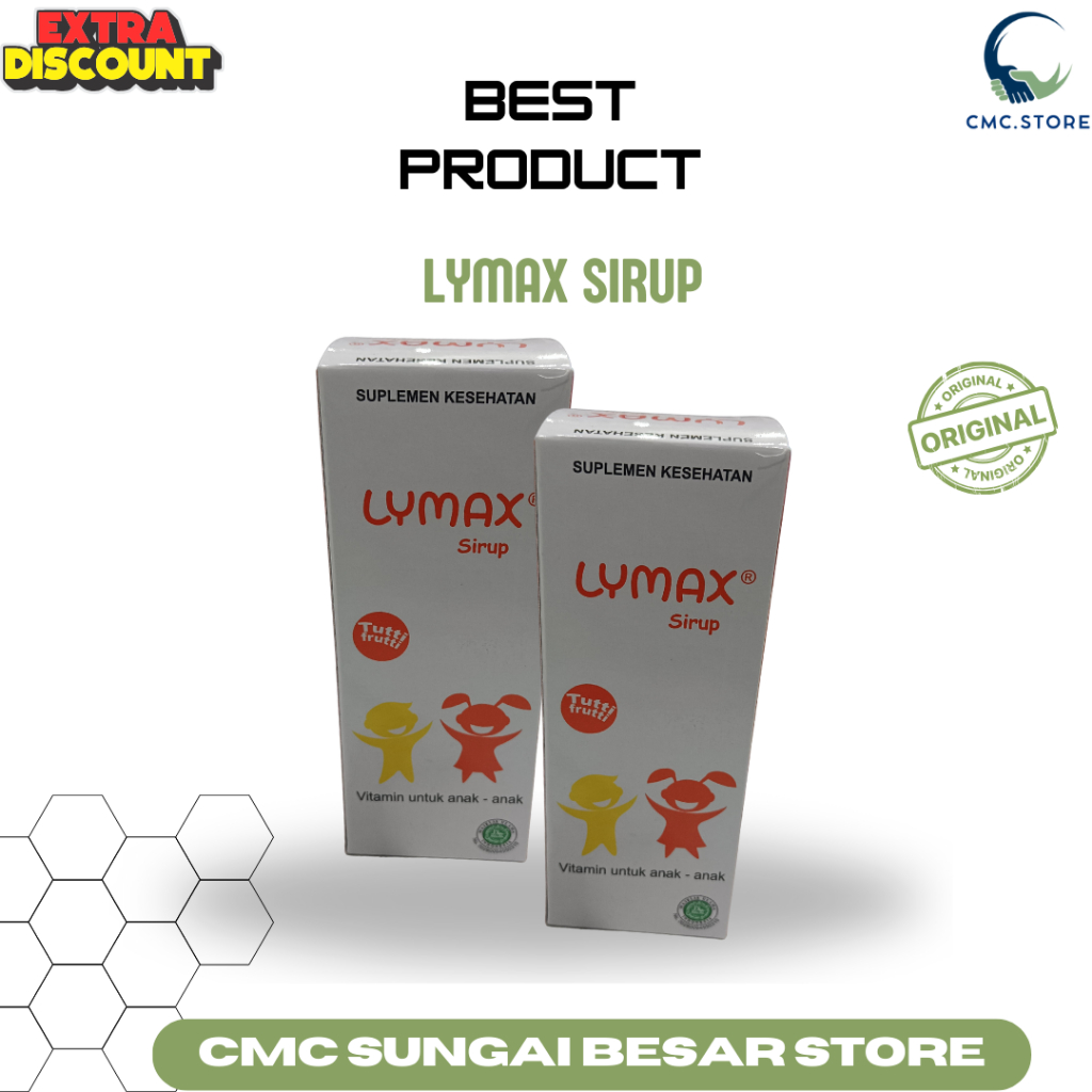 

LYMAX Sirup Suplemen Kesehatan Rasa Tuttti frutti