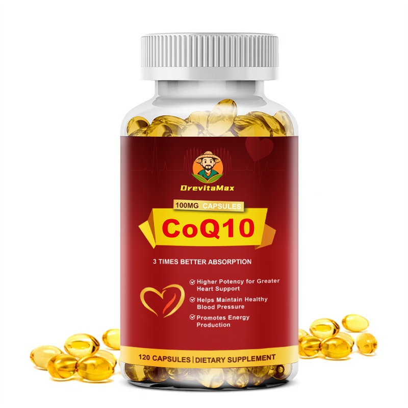 【Tanggal Baru】DrevitaMax CoQ10 100mg Capsule Helps Support Heart Health Higher Potency for GreaterHe