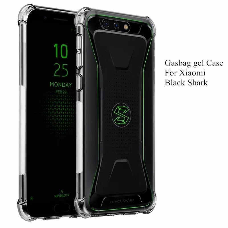 XIAOMI BLACK SHARK 1 CASE ANTI CRACK TRANSPARENT AIRBAG (DENGAN BUMPER)