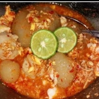 

baso Aci ayam suwir meledak