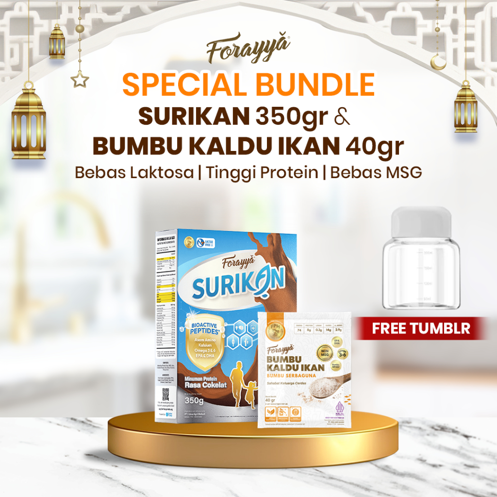 

Paket Bundling Surikan + Bumbu Kaldu Ikan | Susu Bebas Laktosa dan Bumbu Serbaguna Non MSG
