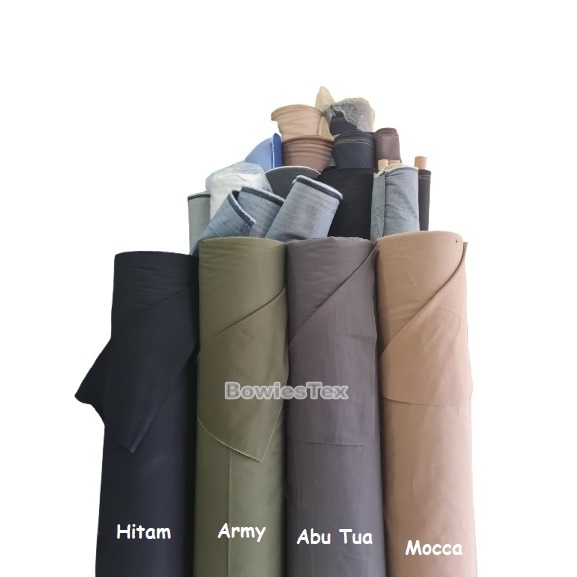 Kain Twill Fury Bahan Twill CP Non Stretch Twill Sueding 280 Gram