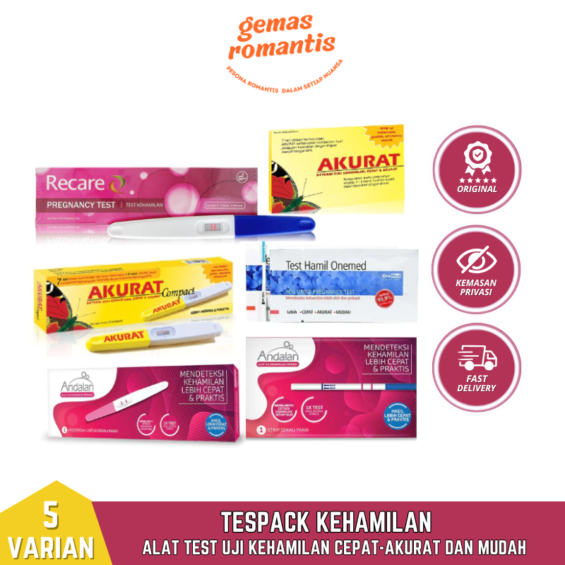 Testpack kehamilan akurat Test pack andalan Midstream One med sensitif digital