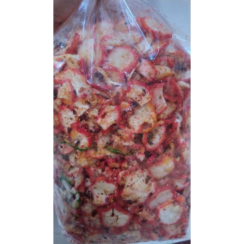 

KRUPUK SEBLAK PEDAS MANTAP KEMASAN 1Kg