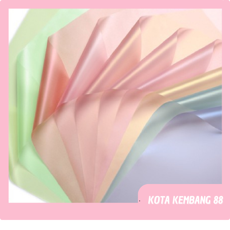 

Kertas Buket Bunga Full Color Opp Flower Wrapping Paper Full Color Cellophane KB098