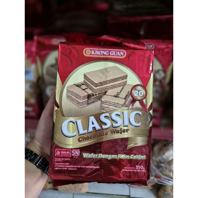 

Khong Guan Wafer Classic Coklat 350 gr