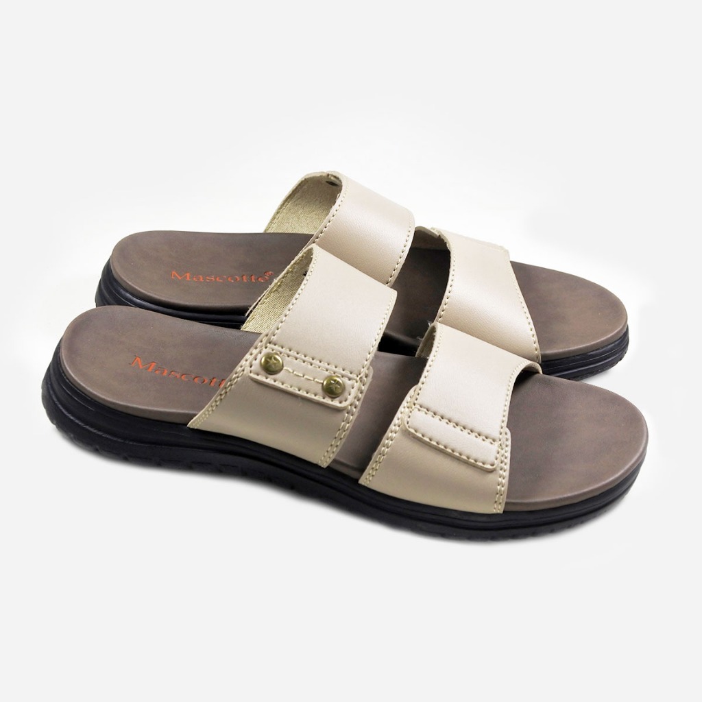Mascotte LAXO | Sandal Pria 985.060 [ Cream ]